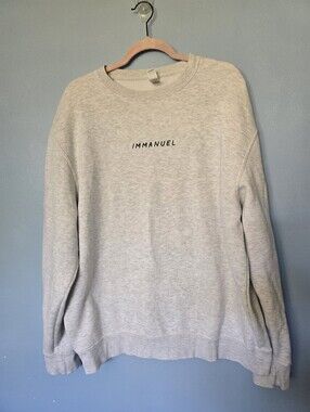 Lane Seven Immanuel Crewneck Sweatshirt in Gray XL